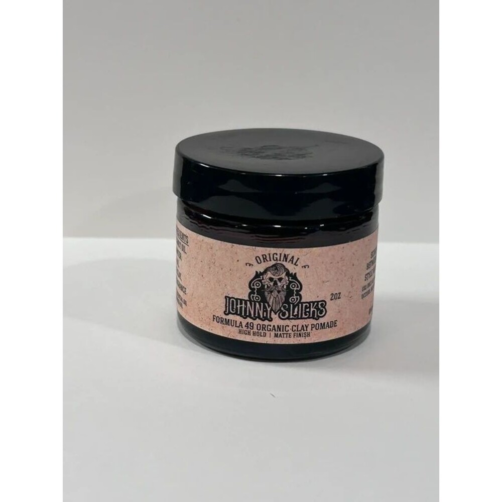 Johnny Slicks Formula 49 Organic Clay Pomade.